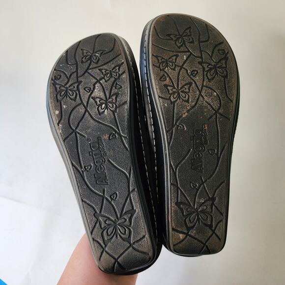 Alegria Victoriah Glimmer Glam Sandals Silver EU US 9 - Picture 6 of 7